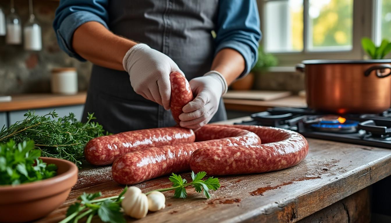 découvrez notre recette traditionnelle de la saucisse de toulouse, facile à préparer et pleine de saveurs authentiques pour un repas réussi.