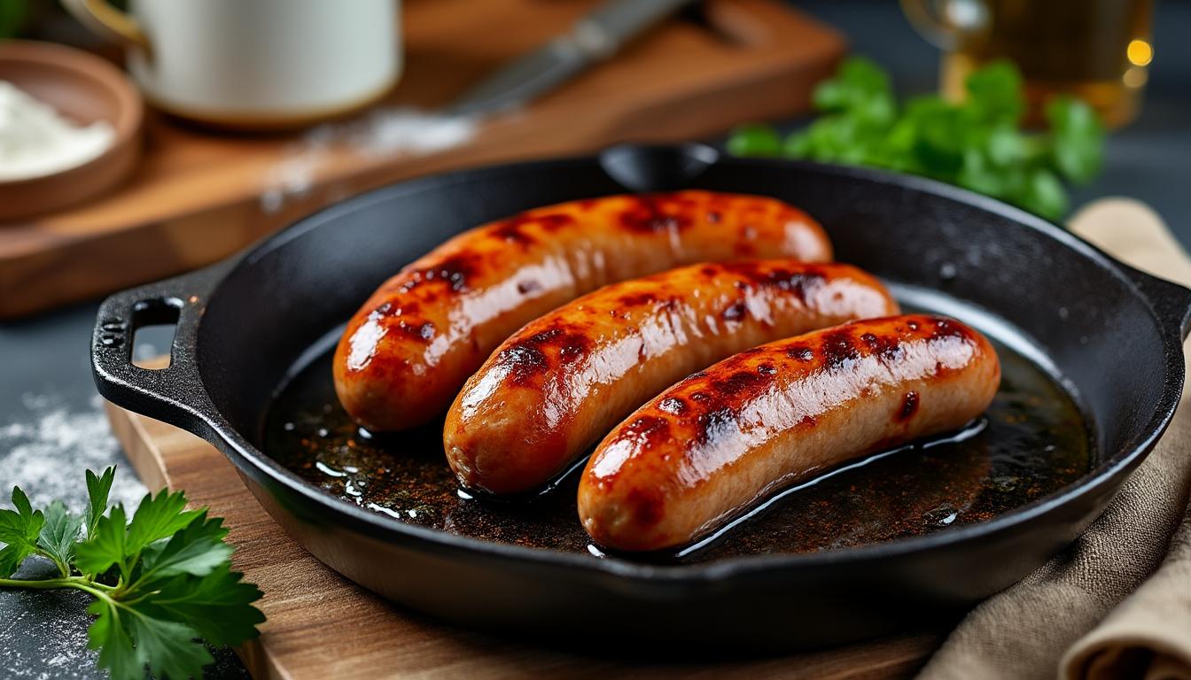 découvrez notre recette traditionnelle de la saucisse de toulouse, facile à préparer et délicieusement savoureuse pour un repas authentique.