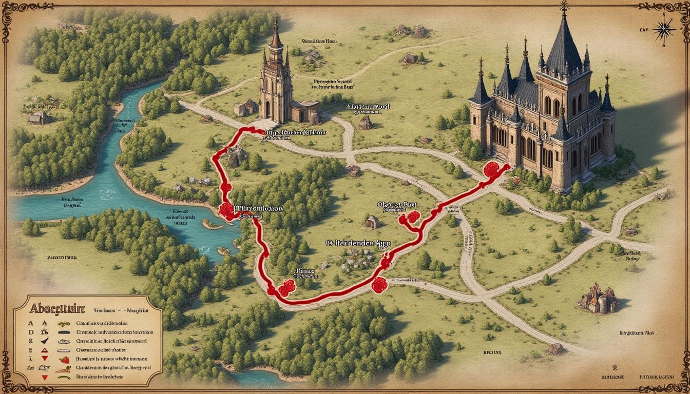 calculez facilement votre itinéraire pour le pèlerinage de compostelle en partant de l'abbaye de valmont. planifiez votre voyage avec des conseils pratiques et des étapes personnalisées.