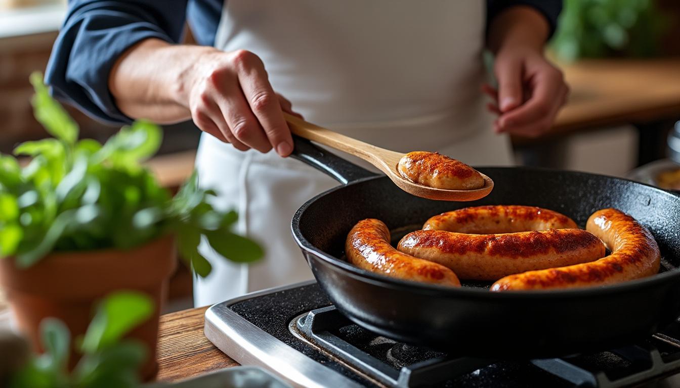 découvrez nos astuces pour réussir la cuisson des saucisses de toulouse et préparer un repas savoureux et convivial en toute simplicité.