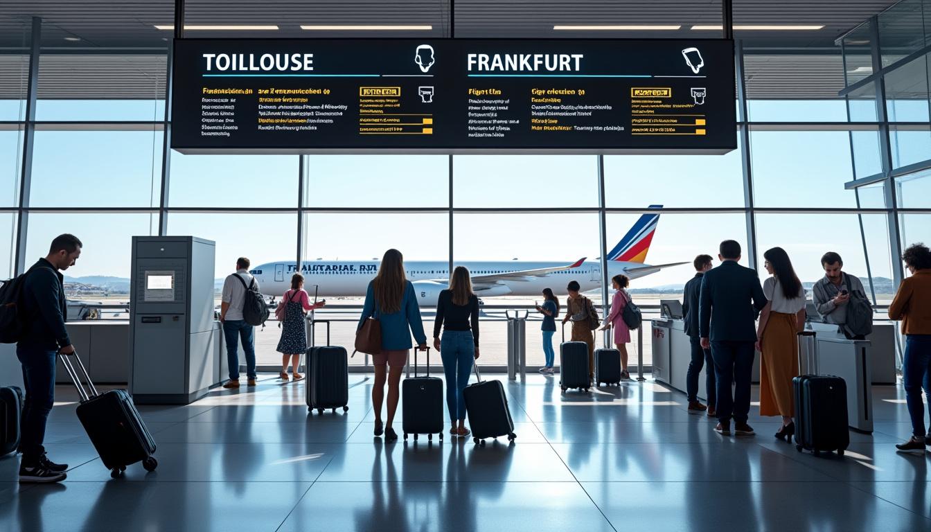 découvrez tout ce qu'il faut savoir pour préparer votre voyage en 2026 avec un vol toulouse-francfort : conseils, informations pratiques et astuces pour un trajet réussi.