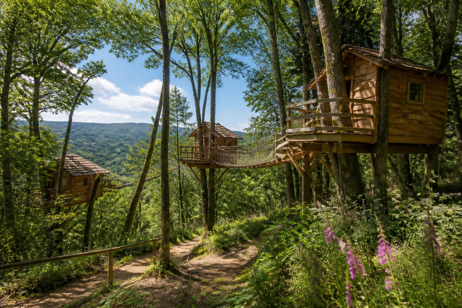 explorez les cabanes dans les arbres en occitanie pour un séjour unique en pleine nature, alliant aventure, confort et authenticité au cœur d'un cadre exceptionnel.