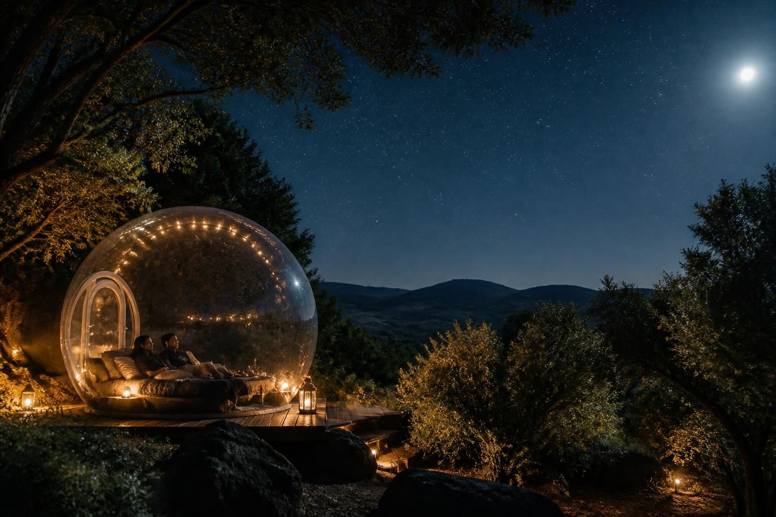 plongez dans la nuit bulle en occitanie et vivez une expérience unique sous les étoiles, alliant confort et émerveillement au cœur de la nature.