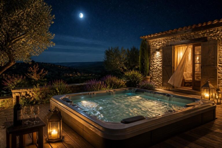profitez d'une nuit insolite en occitanie avec jacuzzi privé pour un moment de détente unique et inoubliable dans un cadre exceptionnel.