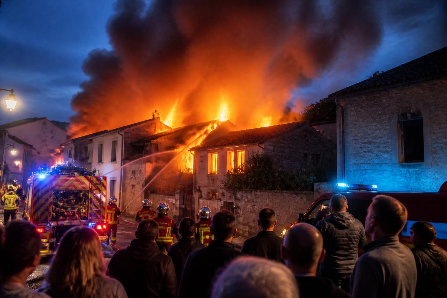 un incendie majeur à montpellier, en occitanie, a détruit plusieurs maisons. suivez les détails de ce fait divers tragique et les mesures prises par les secours.